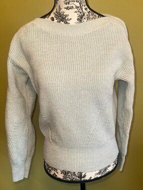 GAP (GAP for Good) Mint Green Shaker Stitch Knit Sweater